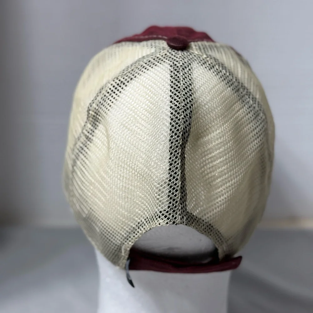 Outdoor Cap Chevrolet Bow tie Weathered Canvas Mesh Trucker Baseball Cap Hat